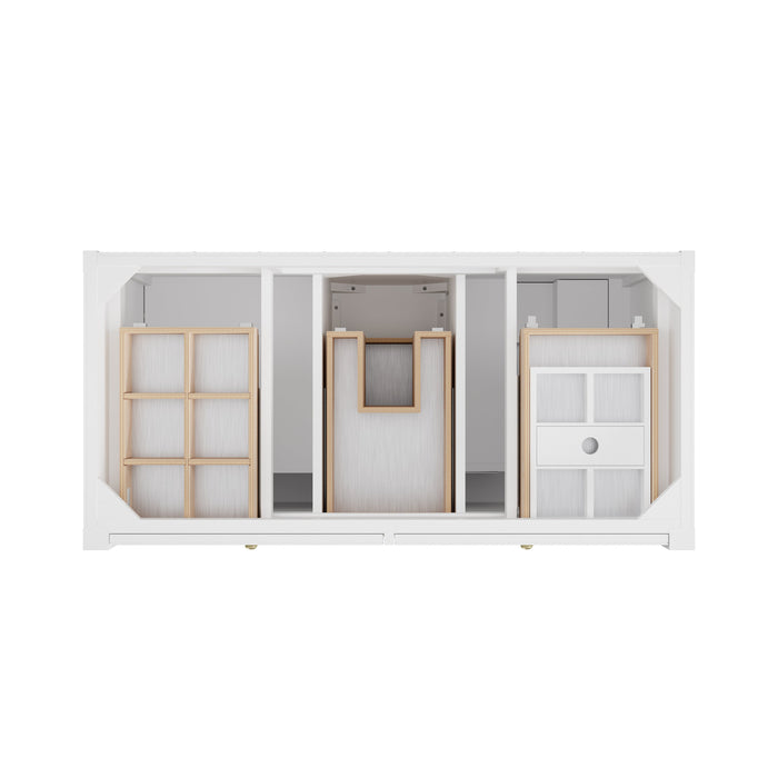 James Martin Bellshire 48" Single Bathroom Vanity, Bright White