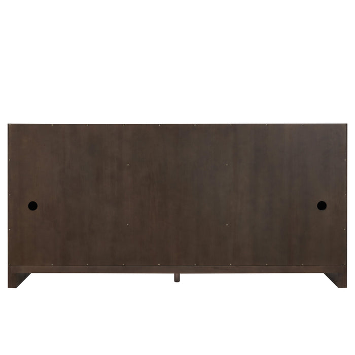 James Martin Gracyn 72" Double Bathroom Vanity, Sable