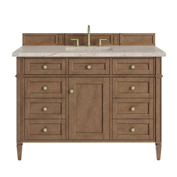James Martin Brittany 48" Single Bathroom Vanity, Pecan
