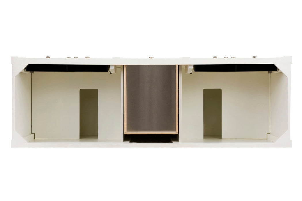 James Martin Brittany 72" Double Bathroom Vanity, Bright White