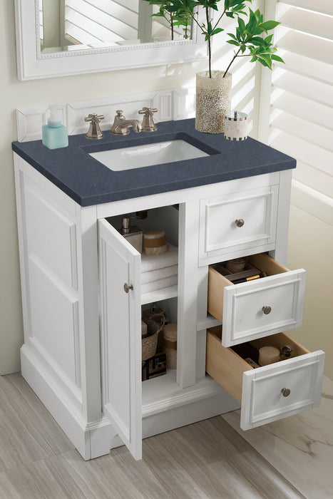 James Martin De Soto 30" Single Bathroom Vanity, Bright White