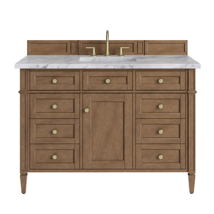 James Martin Brittany 48" Single Bathroom Vanity, Pecan