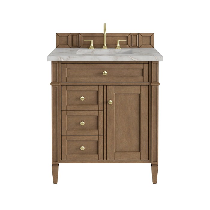 James Martin Brittany 30" Single Bathroom Vanity, Pecan