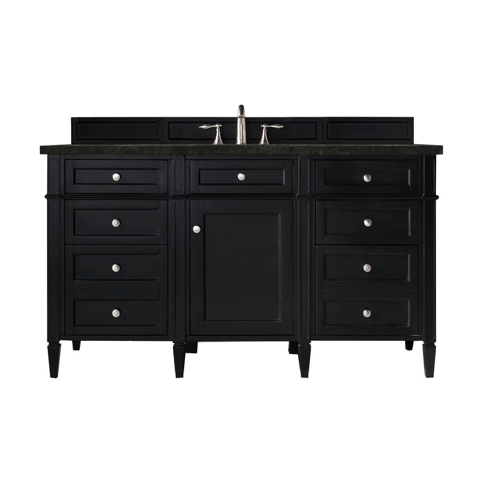 James Martin Brittany 60" Single Bathroom Vanity, Black Onyx