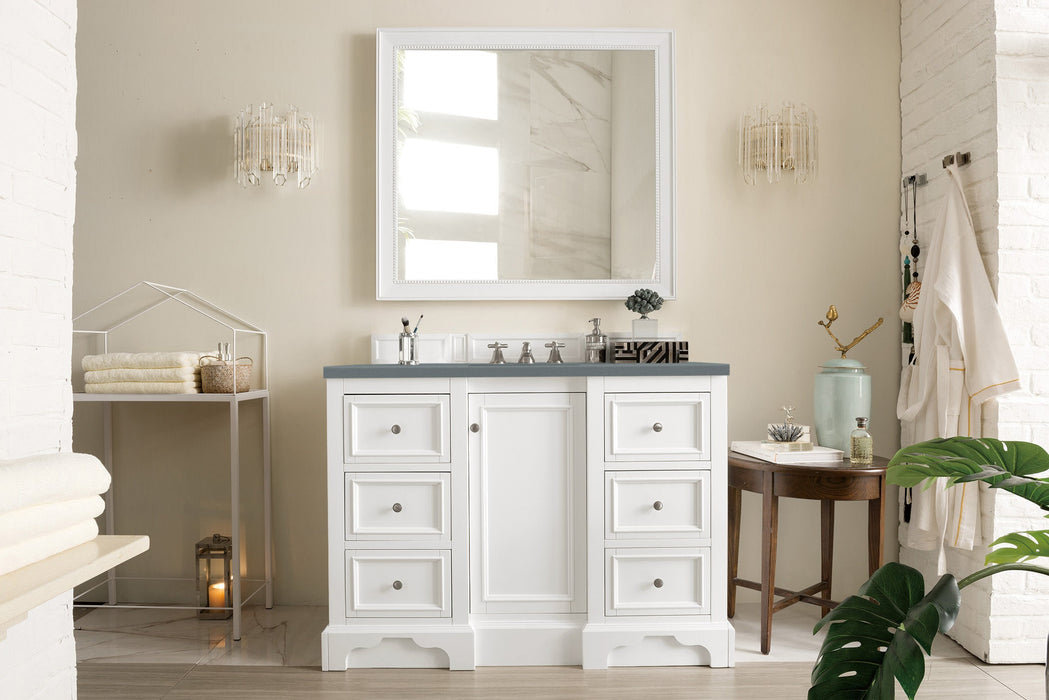 James Martin De Soto 48" Single Bathroom Vanity, Bright White