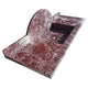 Rosso Levanto Red Marble Rectangular Wall-Mount Sink 52 inches
