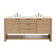 James Martin Solene 72" Double Bathroom Vanity, Seaside Oak