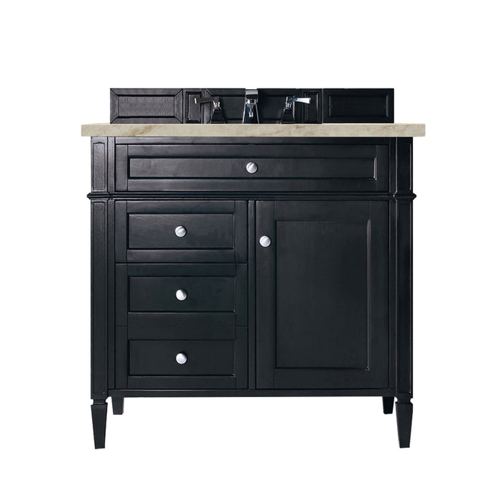 James Martin Brittany 36" Single Bathroom Vanity, Black Onyx