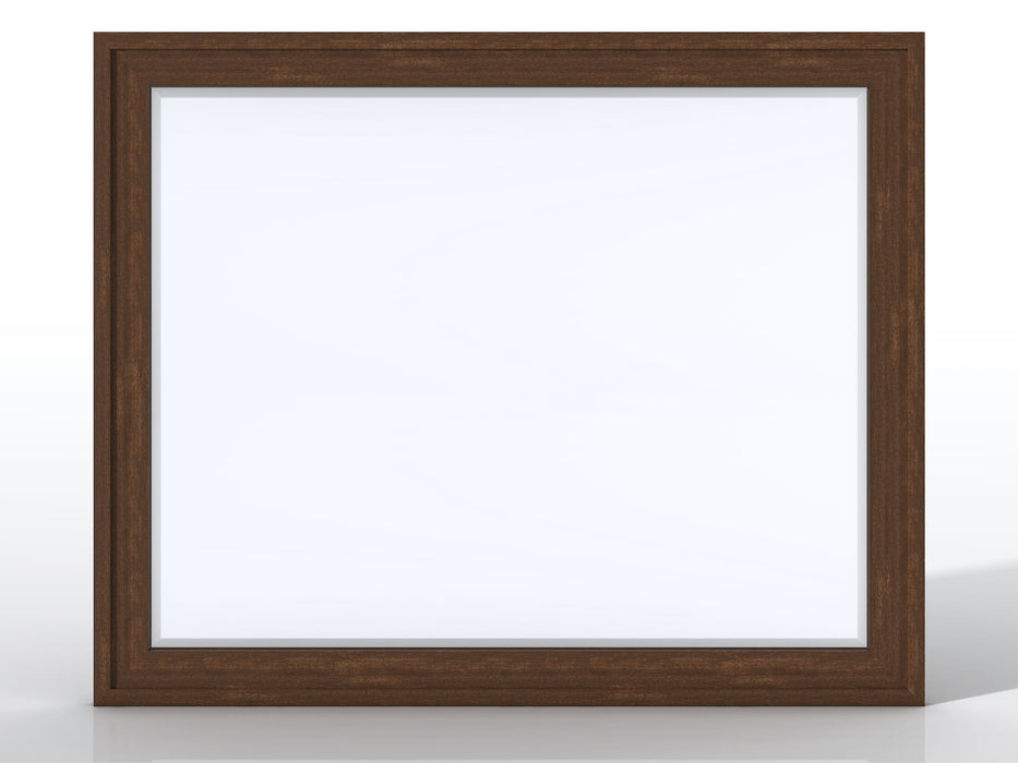James Martin Addison 48" Mirror, Mid-Century Acacia