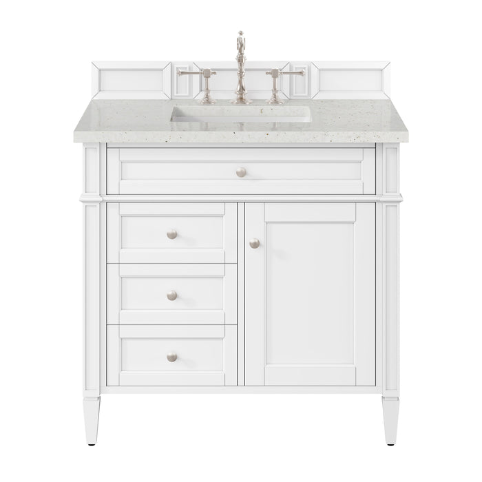 James Martin Brittany 36" Single Bathroom Vanity, Bright White