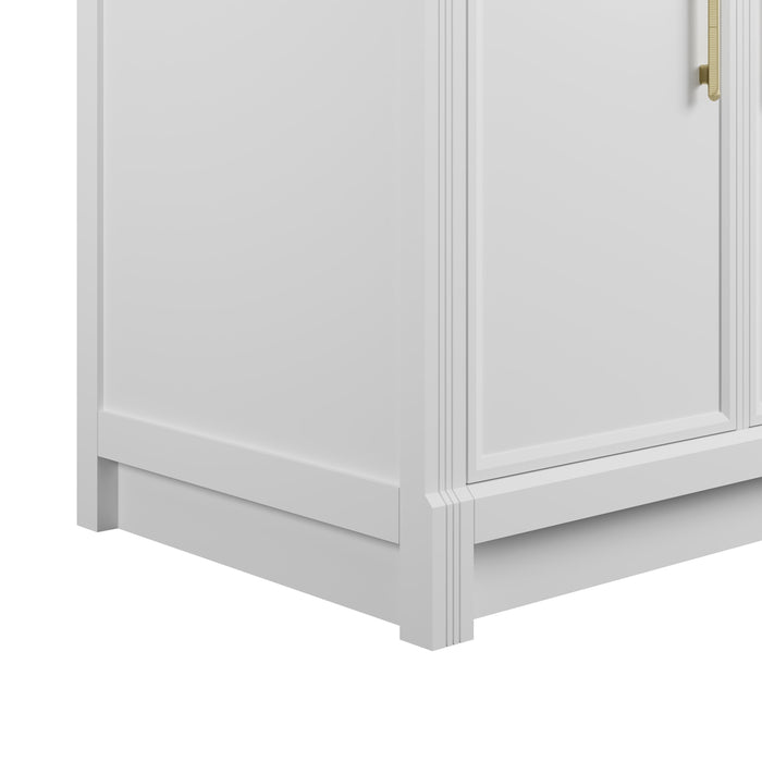 James Martin Bellshire 36" Single Bathroom Vanity, Bright White