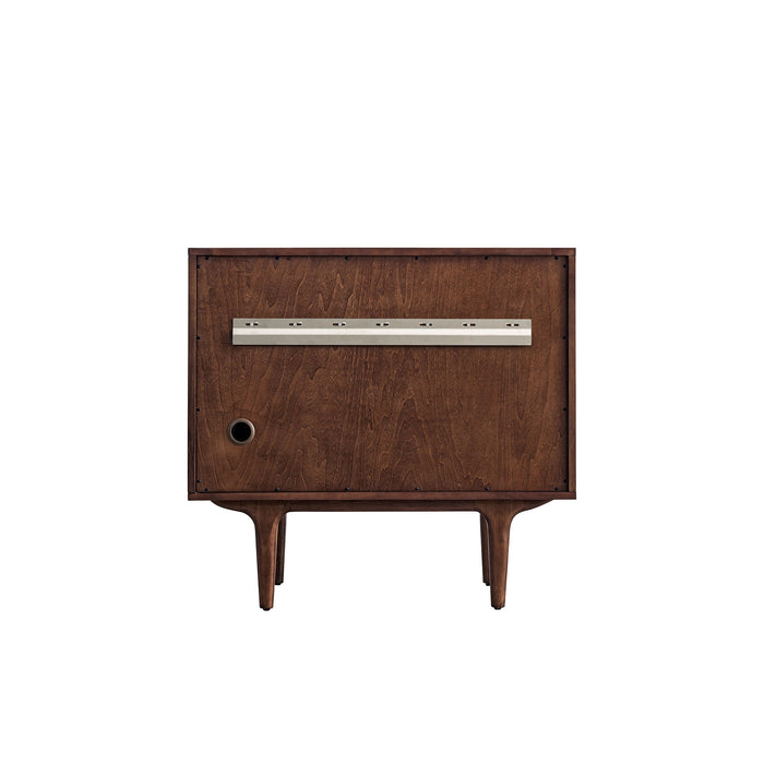 James Martin Amberly 36" Dual Mount Single Bathroom Vanity, Mid-Century Walnut