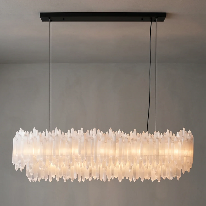 Selenite Layer Pendant Light