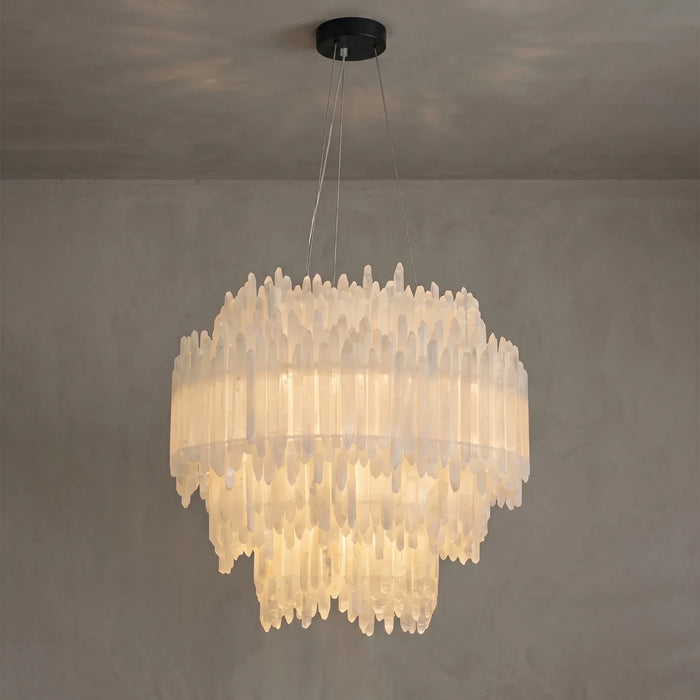Selenite Layer Pendant Light