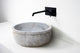 Natural Stone Sirius Silver Marble Self-Rimming Vessel Sink Polished (D)16" (H)6"