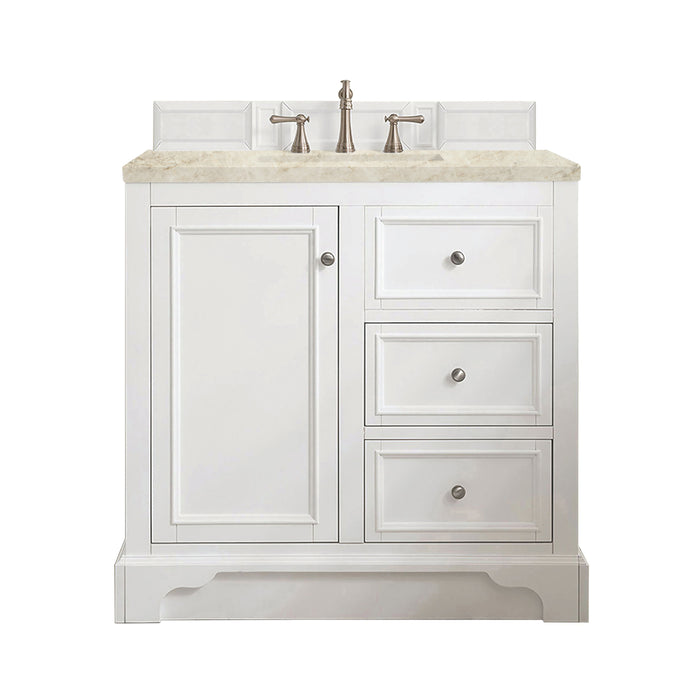 James Martin De Soto 36" Single Bathroom Vanity, Bright White