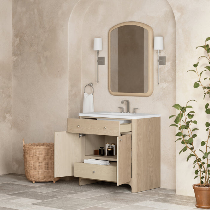 James Martin Gracyn 36" Single Bathroom Vanity, Coastal Driftwood