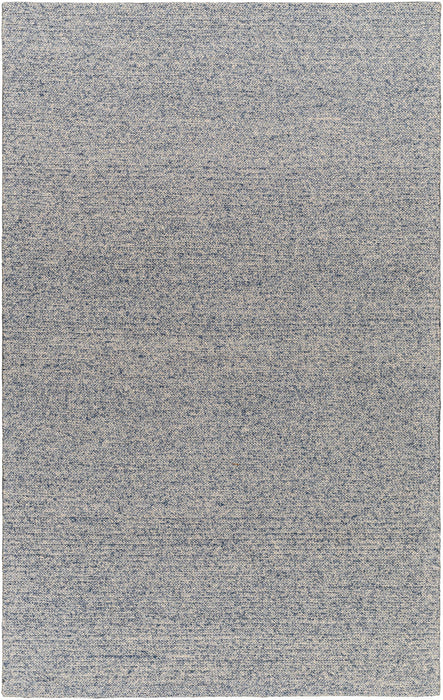 Alyra Light Blue Solid Wool Rug
