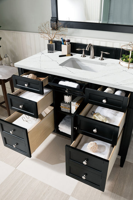 James Martin Brittany 48" Single Bathroom Vanity, Black Onyx