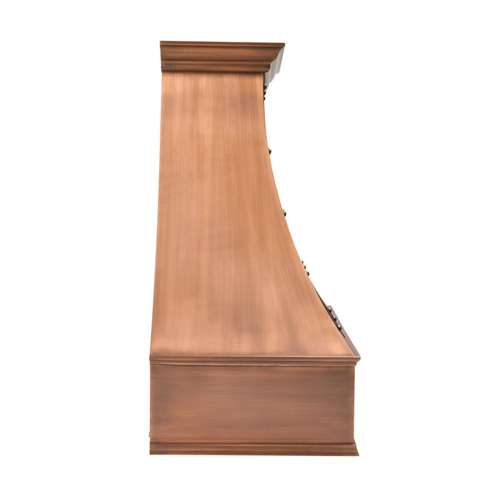Akicon Custom Handmade Copper Range Hood for Luxury Kitchens — AKH703T-C