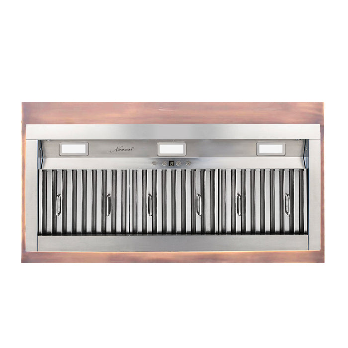 Akicon Custom Copper Range Hood Handmade with Custom Size and Finish — AKH712C-C