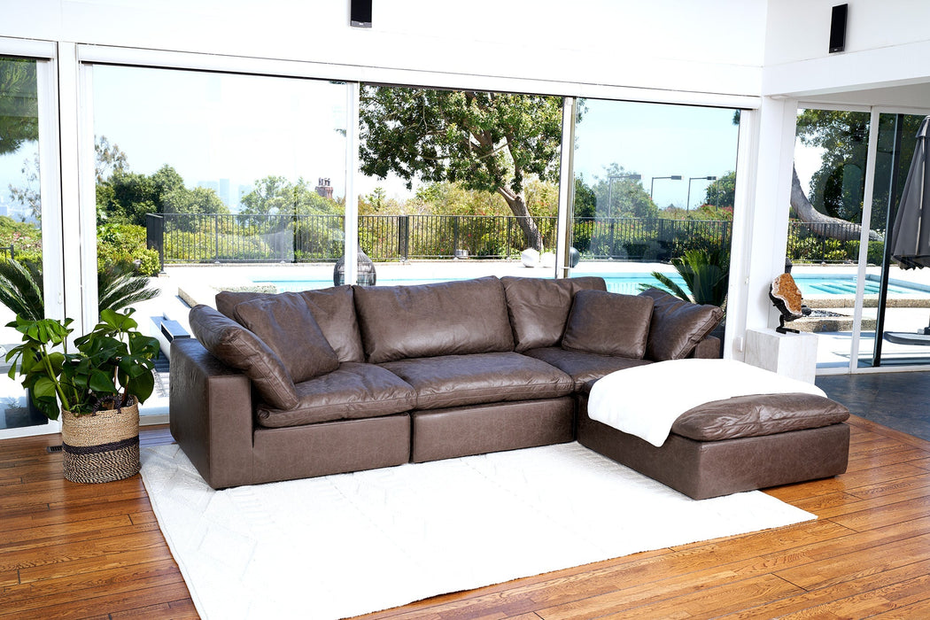 4-Cube Ottoman Chaise Sectional