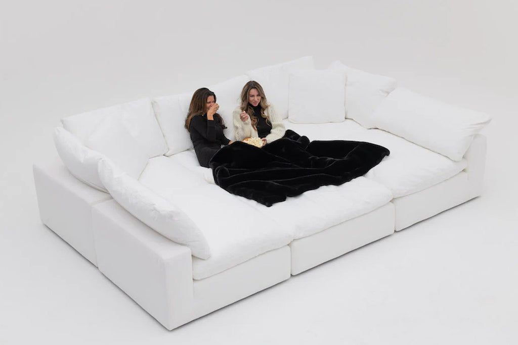 6-Cube Sectional or Iconic Movie Pit