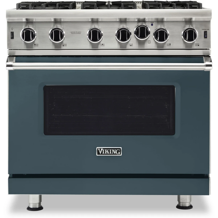 Viking® 5 Series 36" Stainless Steel Pro Style Range VGIC53626BSS