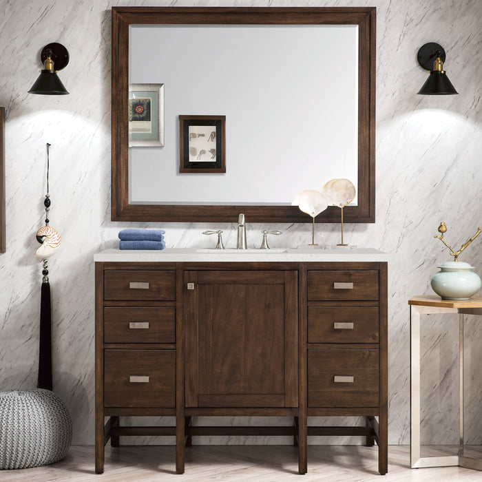 James Martin Addison 48" Single Bathroom Vanity, Mid-Century Acacia