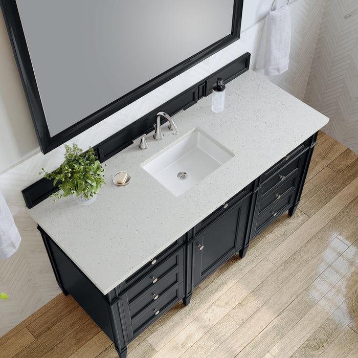 James Martin Brittany 60" Single Bathroom Vanity, Black Onyx