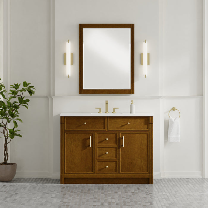 James Martin Bellshire 30" Mirror, Honey Oak