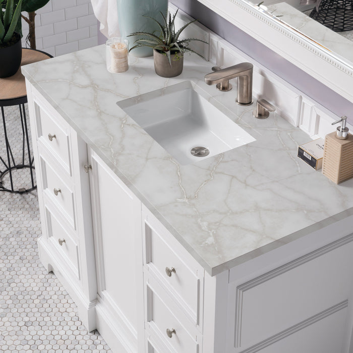 James Martin De Soto 48" Single Bathroom Vanity, Bright White