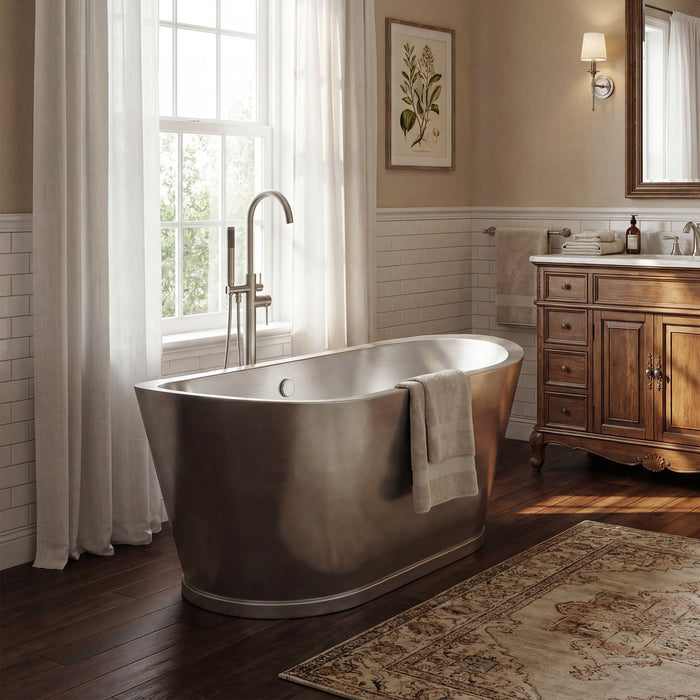 Akicon Custom Handmade Stainless Steel Freestanding Bathtub — AKB30001-S