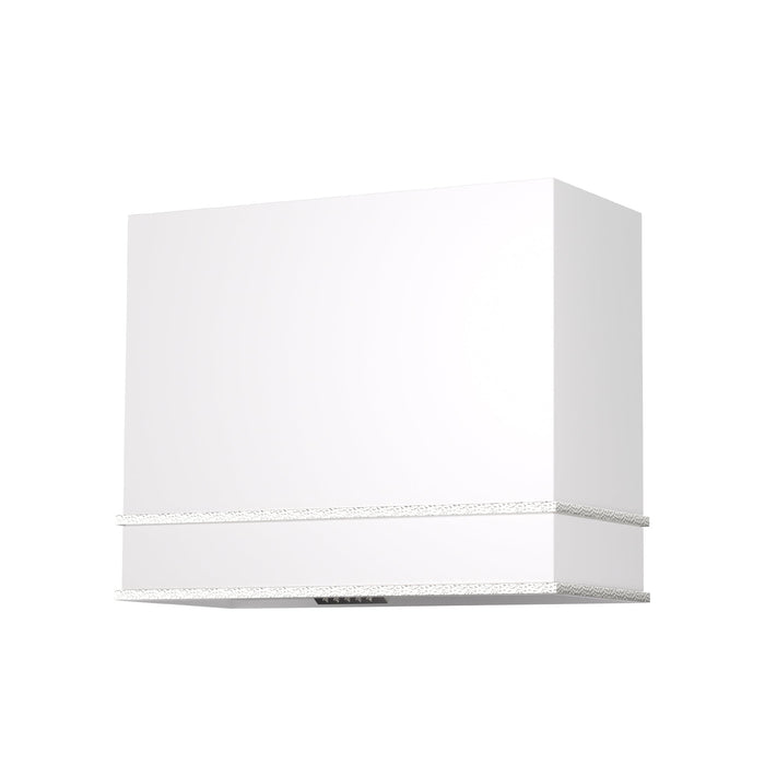 36" Double-Band Stainless Steel Range Hood with Copper Trim