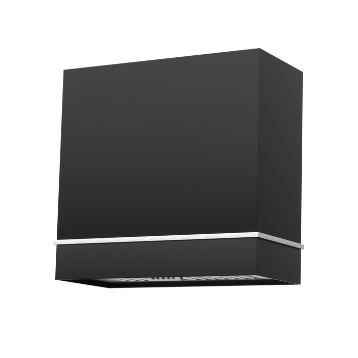 Akicon 30" Stainless Steel Wall Mount Range Hood with 600 CFM Vent Hood — AK-HS30HA-JBG-48