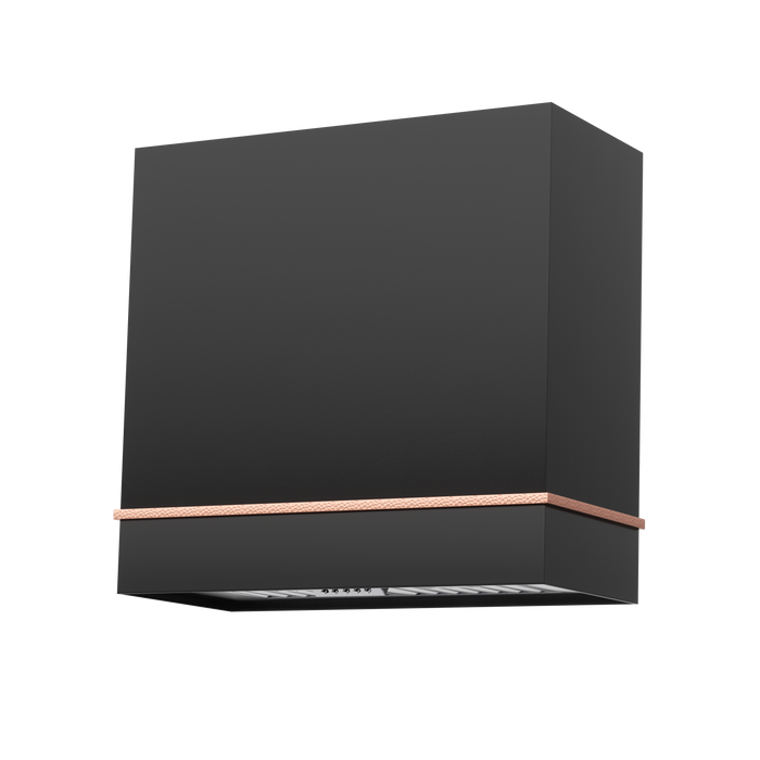 Akicon 30" Stainless Steel Wall Mount Range Hood with 600 CFM Vent Hood — AK-HS30HA-JBG-48