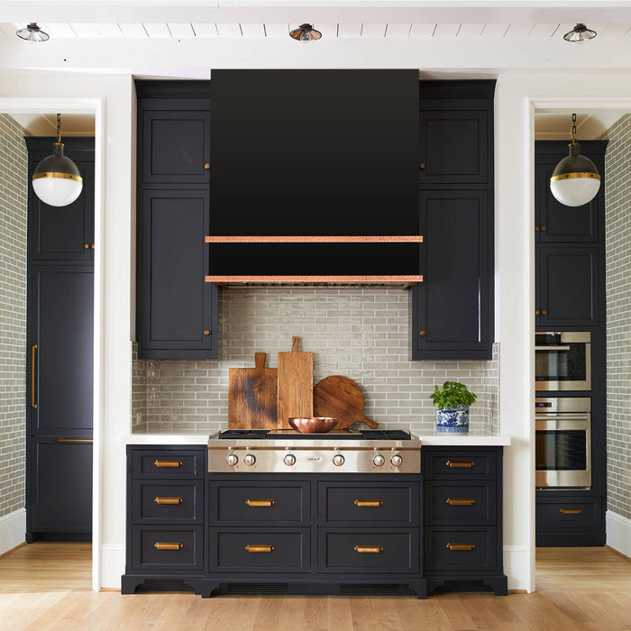 Akicon 36" Stainless Steel Wall Mount Range Hood with 600 CFM Vent Hood — AK-HS36HB-JBC-48