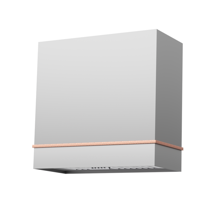 Akicon 30" Stainless Steel Wall Mount Range Hood with 600 CFM Vent Hood — AK-HS30HA-BSG-48