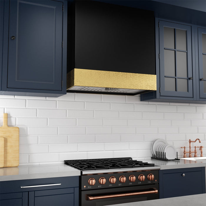 Akicon 30" Stainless Steel Wall Mount Range Hood with 600 CFM Vent Hood — AK-HS30HD-JBG-48