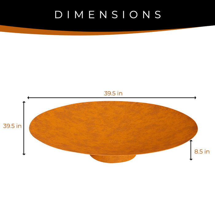 Corten Steel Fire Pit, Bowl, Water Bowl*, and Planter Bowl - FREE SHIPPING