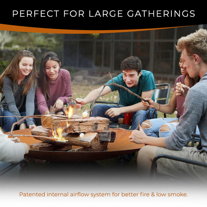 Corten Steel Fire Pit, Bowl, Water Bowl*, and Planter Bowl - FREE SHIPPING