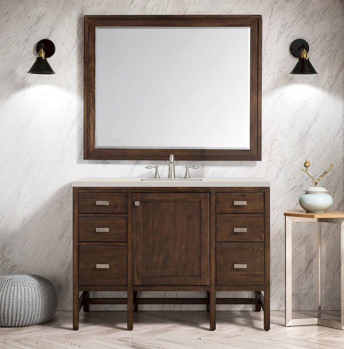 James Martin Addison 48" Single Bathroom Vanity, Mid-Century Acacia