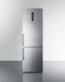 Summit 24" Wide Bottom Freezer Refrigerator with Icemaker FFBF249SS2IM - Farmhouse Kitchen and Bath