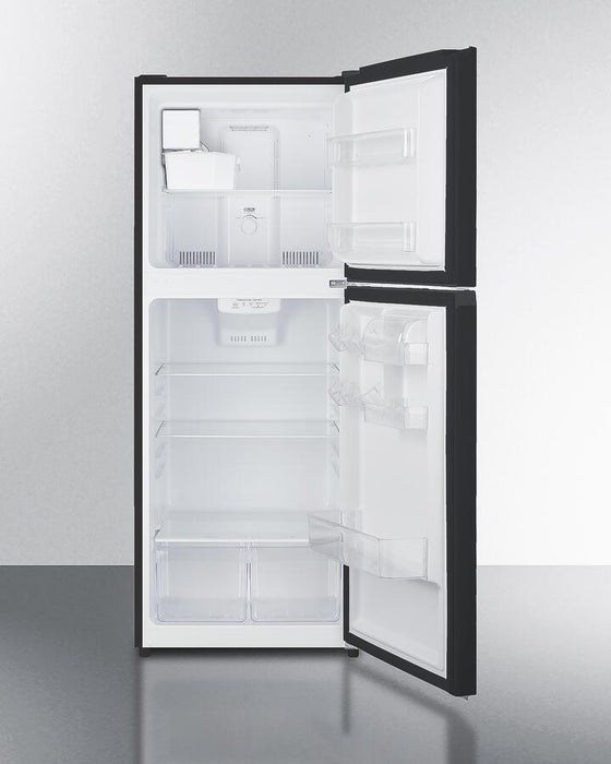 Summit 24" Wide Top Mount Refrigerator - Freezer with Icemaker FF1087BIM - Farmhouse Kitchen and Bath