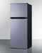 Summit 24" Wide Top Mount Refrigerator - Freezer With Icemaker FF1293SSIM - Farmhouse Kitchen and Bath
