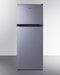 Summit 24" Wide Top Mount Refrigerator - Freezer With Icemaker FF1293SSIM - Farmhouse Kitchen and Bath