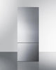 Summit 28" Wide Bottom Freezer Refrigerator FFBF279SSX