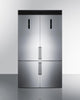 Summit 48" Wide Bottom Freezer Refrigerator Set FFBF181ES2KIT48