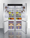 Summit 48" Wide Bottom Freezer Refrigerator Set FFBF181ES2KIT48 - Farmhouse Kitchen and Bath
