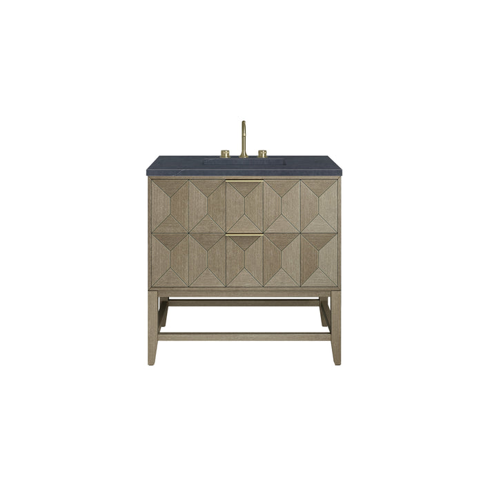 James Martin Emmeline 36" Single Bathroom Vanity, Pebble Oak